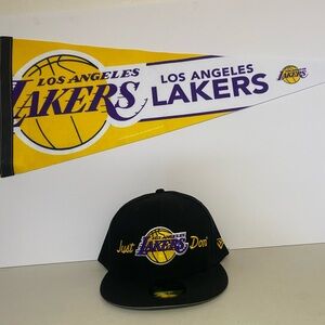 LA Lakers New Era Just Don Fitted hat size 7 3/4
